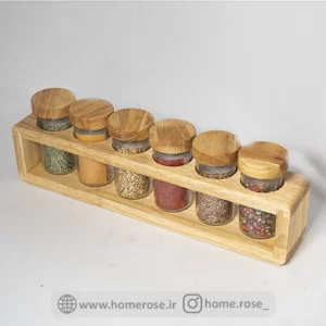 جا ادویه درب چوب لیمون